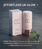 CC Color Correcting Tinted Serum, Hydrating Light Coverage Skin Tone Evener CC Cream