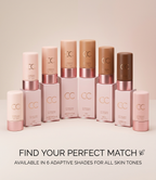 CC Color Correcting Tinted Serum, Hydrating Light Coverage Skin Tone Evener CC Cream