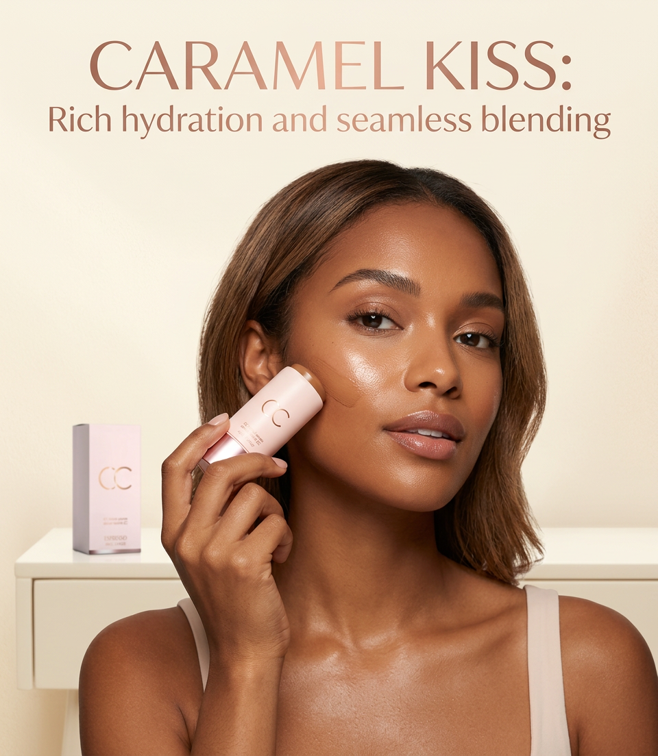 CC Color Correcting Tinted Serum, Hydrating Light Coverage Skin Tone Evener CC Cream